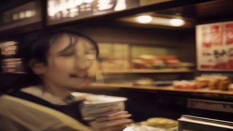 美食探店vlog创作者在餐厅拍摄精致菜品特写，暖光打亮食物质感，糖星vlog美食类内容场景示意